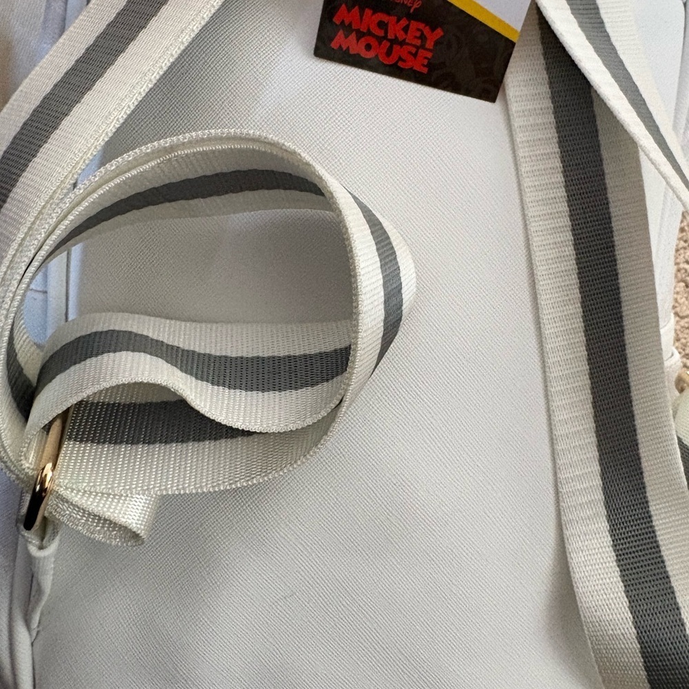 Disney White Backpack with Mickey and Parrot Design - Picture 3 of 5